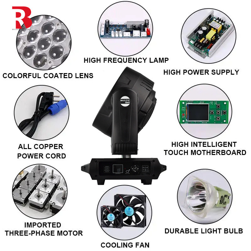 LED Bee eye 19PCS 40W RGBW 4in1 Мобильная головка