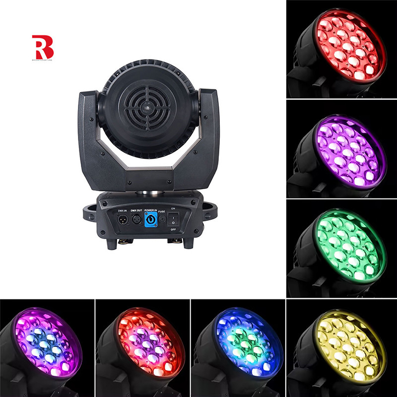 30 шт. 0,18 Вт RGB 3 в 1 светодиодный движущийся головой вращающийся гобо для производства телевидения и кино