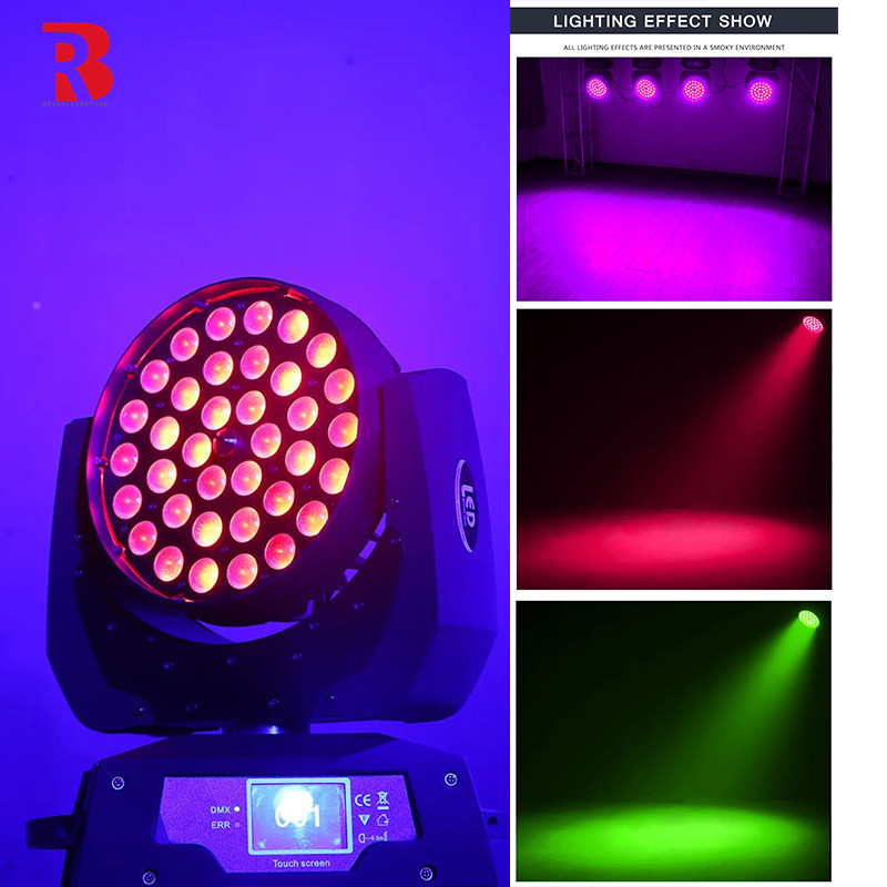 RGBW ZOOM BEAM Beeye Stage Light для диджея DMX512 светодиодный движущийся головой