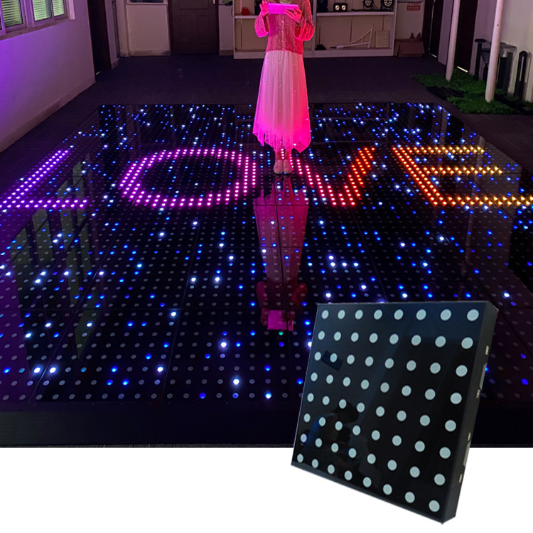 15W RGB LED Сцена Танцевальный пол ABS Жилье Для клуба