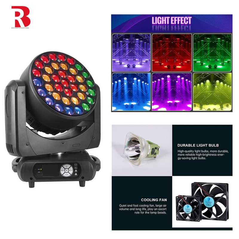 37*15W 48CH DMX512 RGBW LED Движущаяся голова