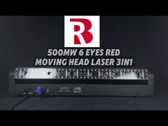 Лампа с движущейся головой луча 3 в 1 Лазерная лампа Кольцо цветовой градиент показывает