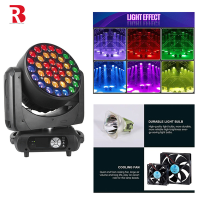 600 Вт DMX512 RGBW 4in1 Сцена LED Умывка Зум Движущаяся голова Свет для шоу свадьбы
