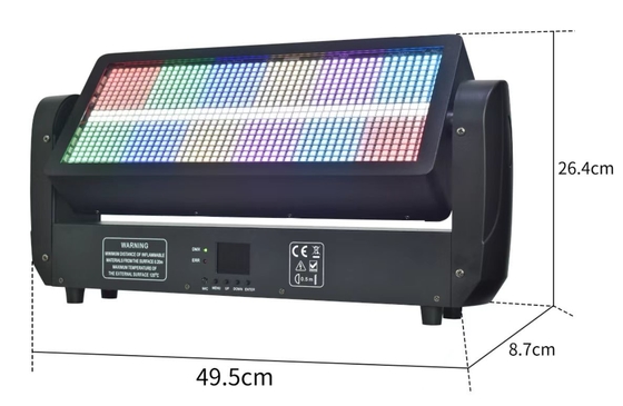 RGB 8+8 RGB Свет передвигающаяся голова светодиодная лампочка 300 Вт мощность для событий